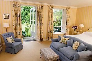 Room opening onto the garden